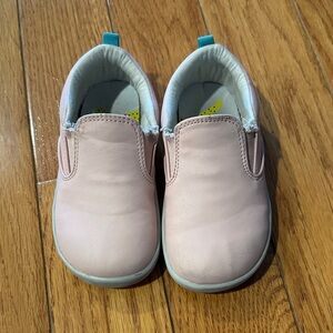 Ten Little Pink Slip-On Sneakers